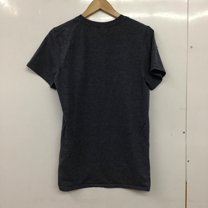 ギルダン GILDAN Tシャツ 半袖 半袖カットソー プリントTシャツ クルーネックカットソー S ロゴ、文字 インディゴ / インディゴ / Indigo メンズ USED 古着 中古 10157825