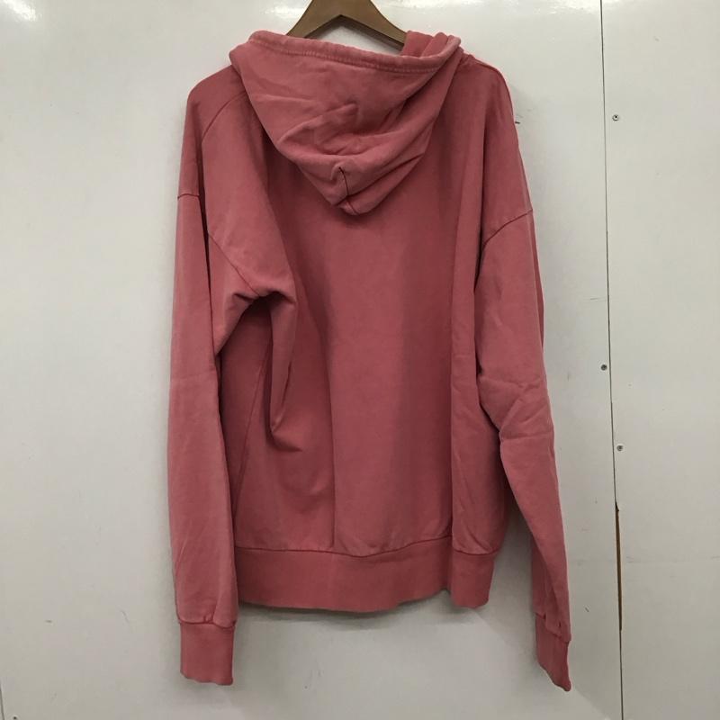 ディーゼル DIESEL パーカー 長袖 長袖パーカー プルオーバーパーカー スウェット XL プリント 桃 / ピンク / pink メンズ USED 古着 中古 10157826