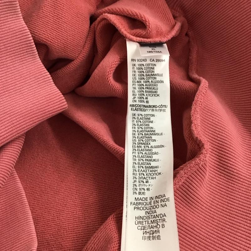 ディーゼル DIESEL パーカー 長袖 長袖パーカー プルオーバーパーカー スウェット XL プリント 桃 / ピンク / pink メンズ USED 古着 中古 10157826