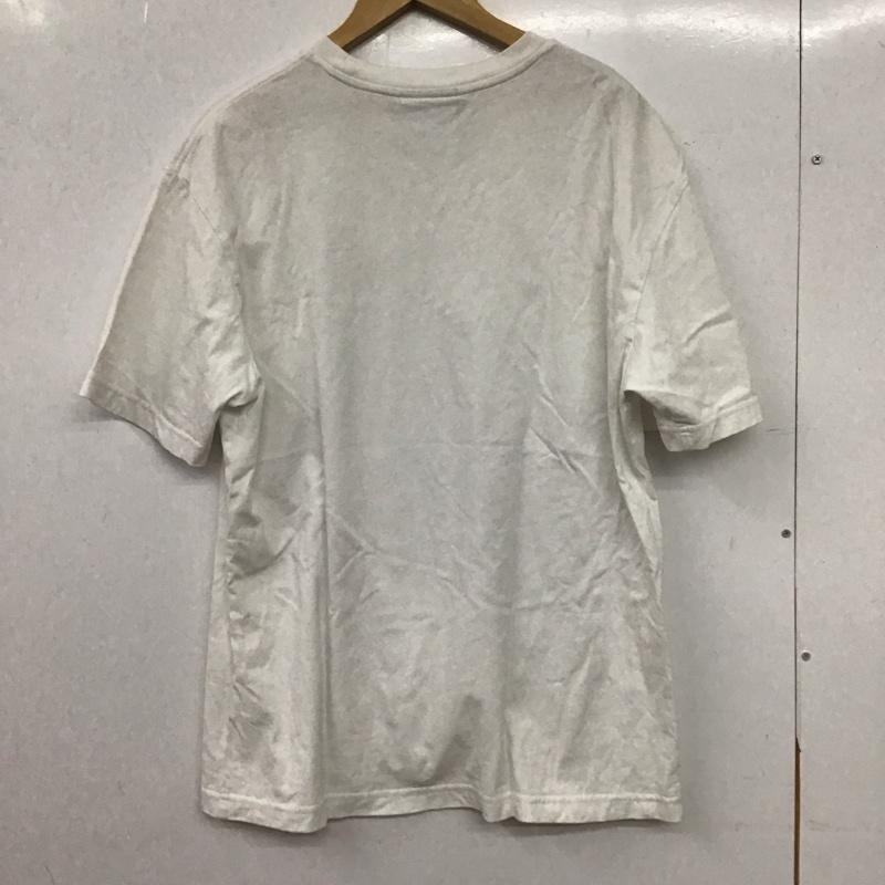 グランドコレクション Grand Collection Tシャツ 半袖 半袖カットソー プリントTシャツ クルーネックカットソー M ロゴ、文字 白 / ホワイト / white メンズ USED 古着 中古 10157827