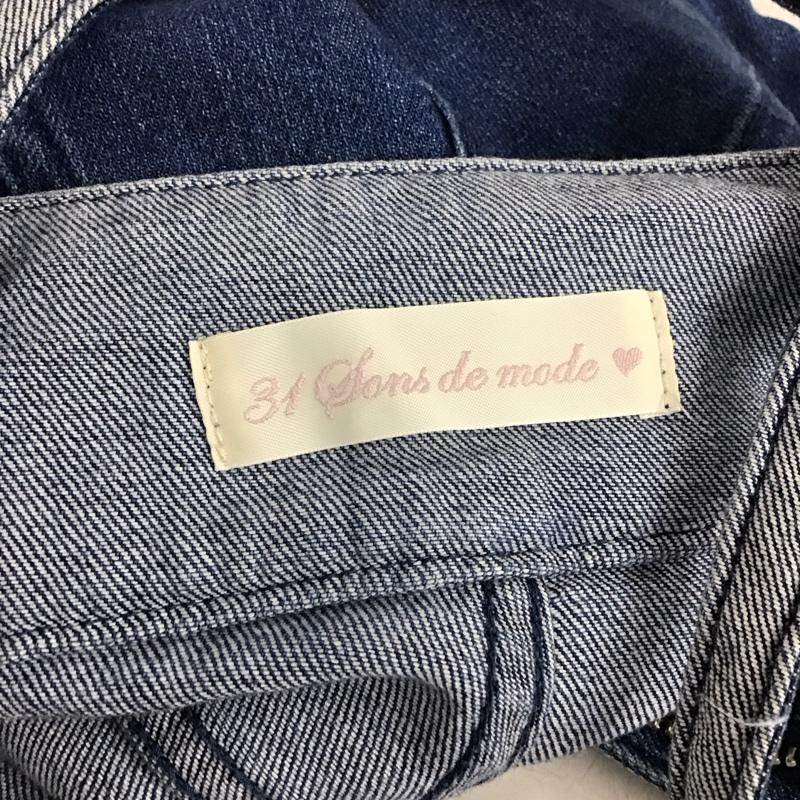 トランテアンソンドゥモード 31 Sons de mode パンツ デニム、ジーンズ デニムパンツ ストレッチパンツ 36 無地 インディゴ / インディゴ / Indigo レディース USED 古着 中古 10157828