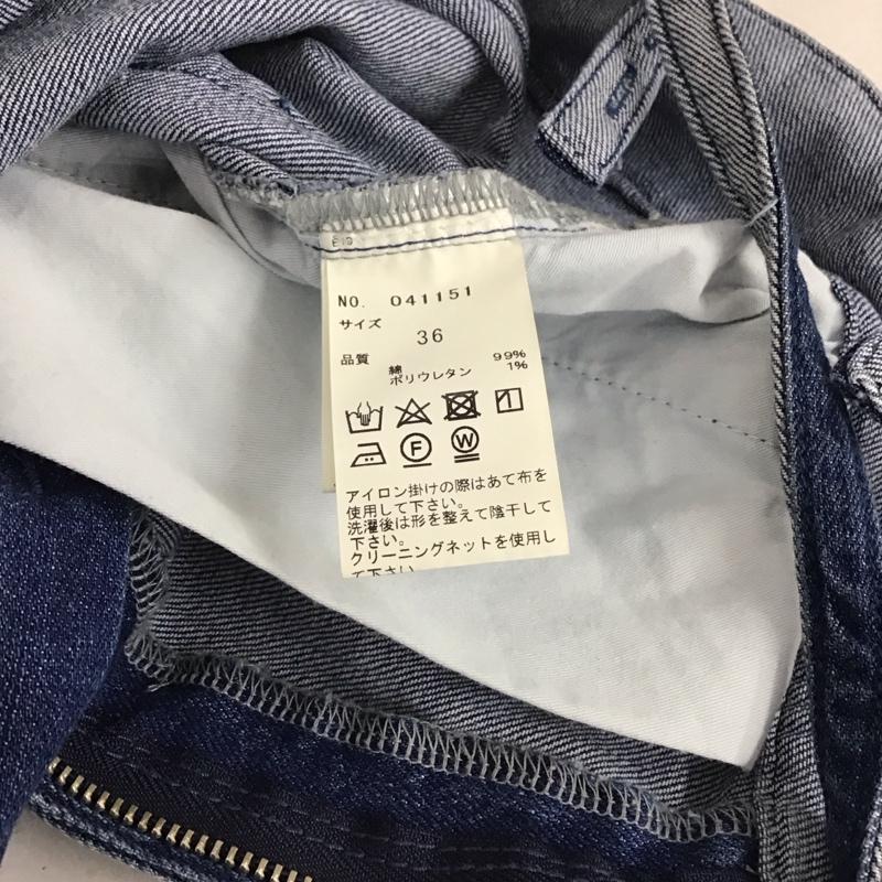トランテアンソンドゥモード 31 Sons de mode パンツ デニム、ジーンズ デニムパンツ ストレッチパンツ 36 無地 インディゴ / インディゴ / Indigo レディース USED 古着 中古 10157828