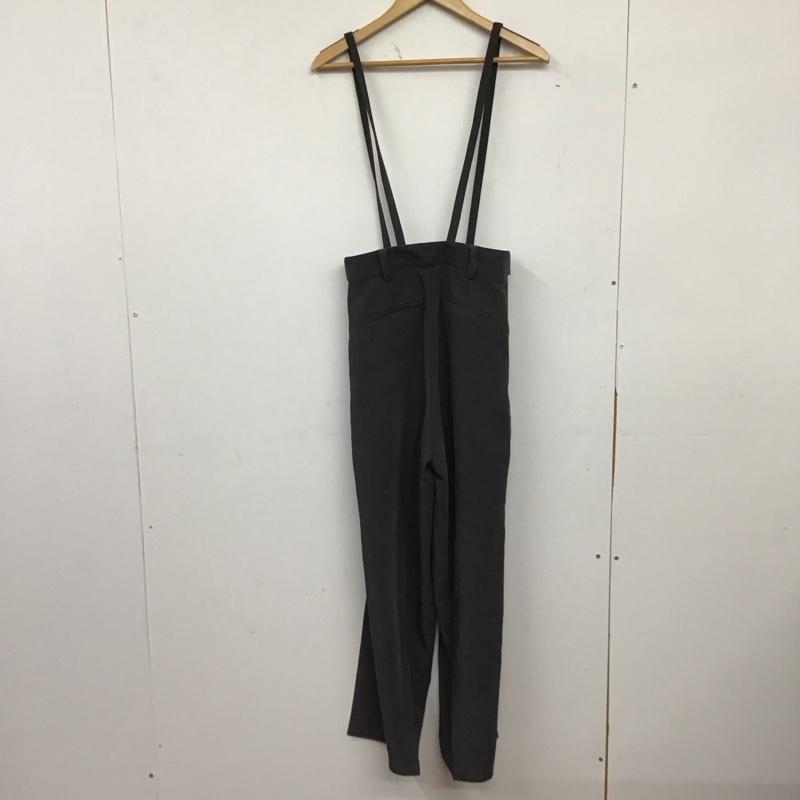 エシカ ESICA パンツ スラックス スラックスパンツ ワイドパンツ センタータックパンツ M 無地 灰 / グレー / gray レディース USED 古着 中古 10157830