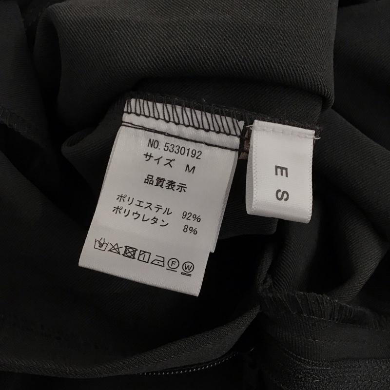 エシカ ESICA パンツ スラックス スラックスパンツ ワイドパンツ センタータックパンツ M 無地 灰 / グレー / gray レディース USED 古着 中古 10157830