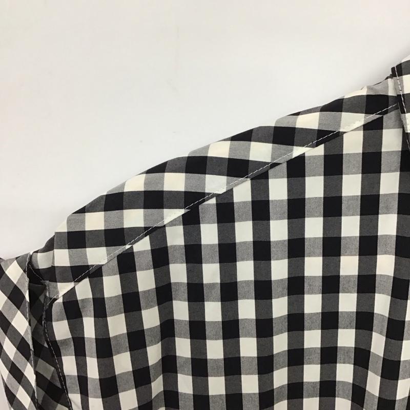 ダーマコレクション DAMA collection ワンピース ロングスカート ノースリーブロングワンピース フロントボタン チェック 白 / ホワイト / white X 黒 / ブラック / black レディース USED 古着 中古 10157834
