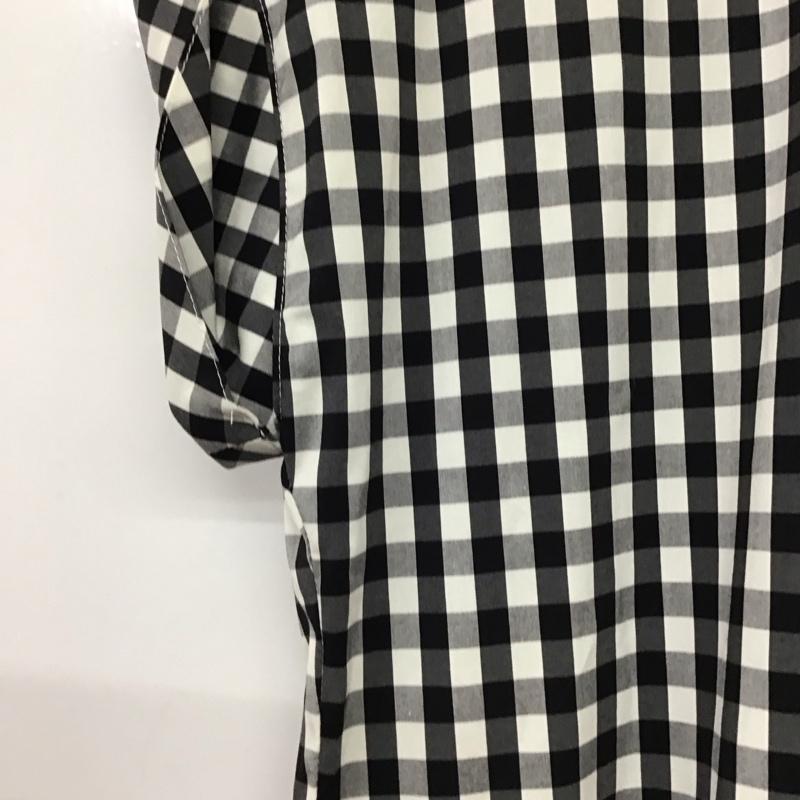 ダーマコレクション DAMA collection ワンピース ロングスカート ノースリーブロングワンピース フロントボタン チェック 白 / ホワイト / white X 黒 / ブラック / black レディース USED 古着 中古 10157834