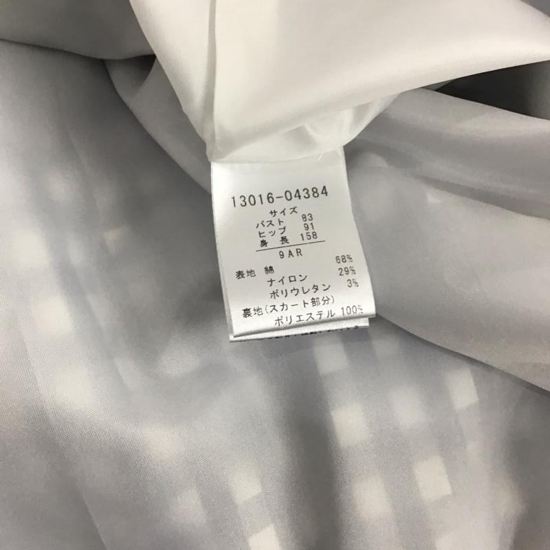 ダーマコレクション DAMA collection ワンピース ロングスカート ノースリーブロングワンピース フロントボタン チェック 白 / ホワイト / white X 黒 / ブラック / black レディース USED 古着 中古 10157834