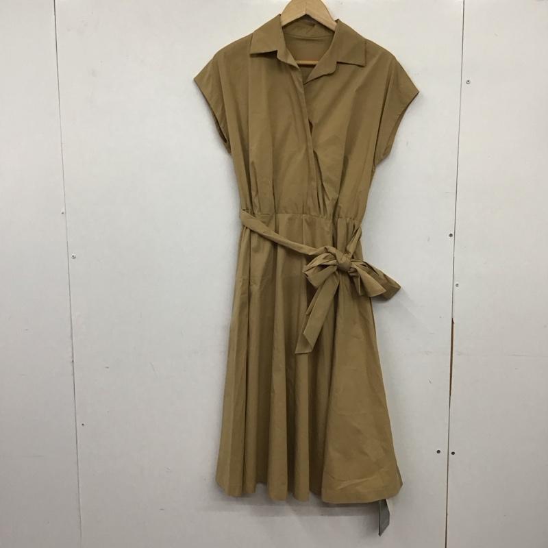 ダーマコレクション DAMA collection ワンピース ロングスカート ノースリーブロングワンピース シャツワンピース 無地 ベージュ / ベージュ / beige レディース USED 古着 中古 10157836