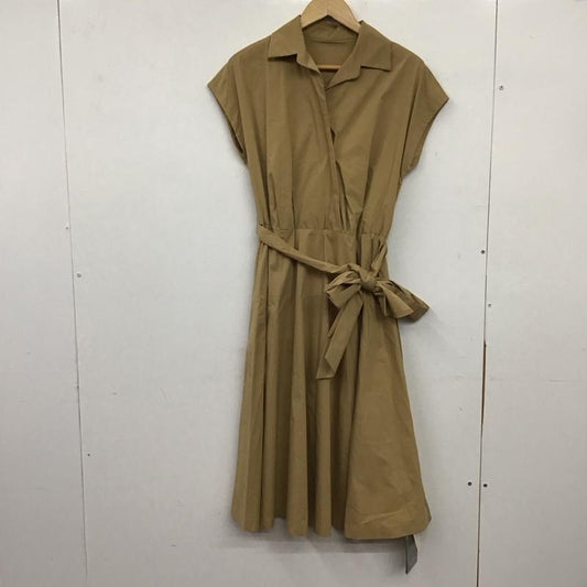 ダーマコレクション DAMA collection ワンピース ロングスカート ノースリーブロングワンピース シャツワンピース 無地 ベージュ / ベージュ / beige レディース USED 古着 中古 10157836