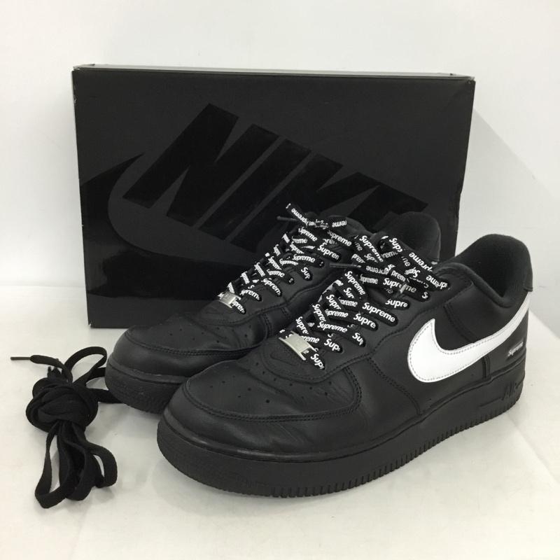 ナイキ NIKE スニーカー スニーカー CU9225-002 AIR FORCE 1 LOW SP SUPREME 28cm 箱有 28.0cm ロゴ、文字 黒 / ブラック / black メンズ USED 古着 中古 10157837