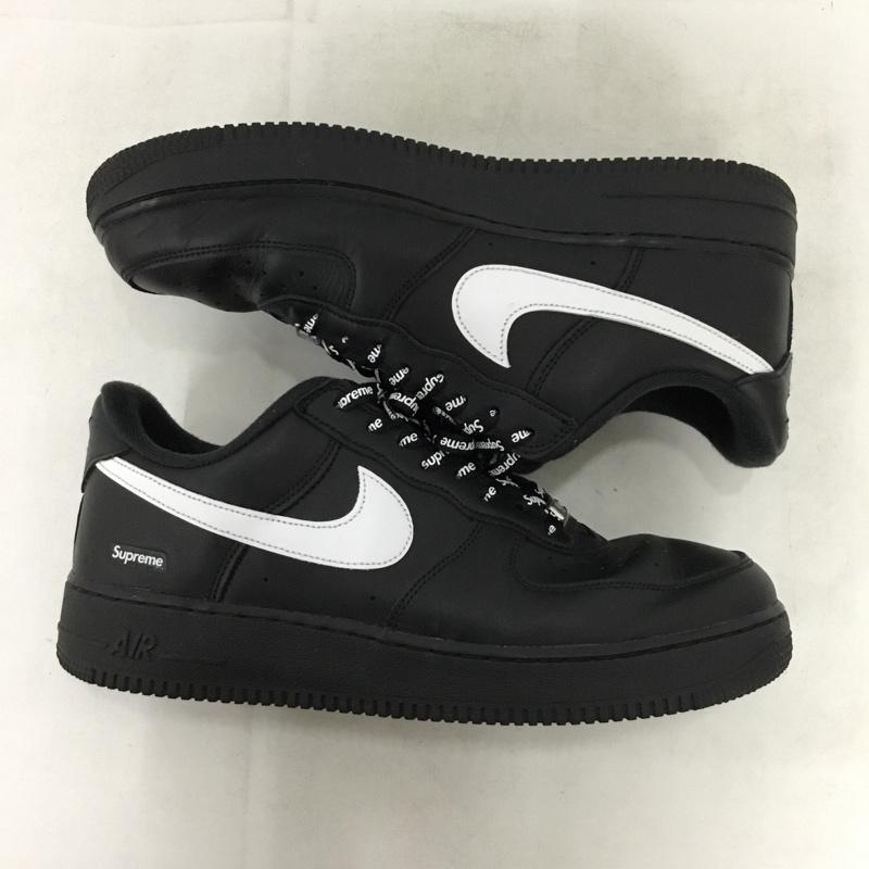 ナイキ NIKE スニーカー スニーカー CU9225-002 AIR FORCE 1 LOW SP SUPREME 28cm 箱有 28.0cm ロゴ、文字 黒 / ブラック / black メンズ USED 古着 中古 10157837