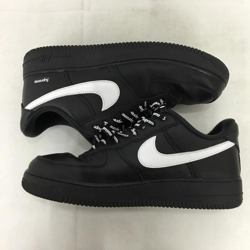 ナイキ NIKE スニーカー スニーカー CU9225-002 AIR FORCE 1 LOW SP SUPREME 28cm 箱有 28.0cm ロゴ、文字 黒 / ブラック / black メンズ USED 古着 中古 10157837