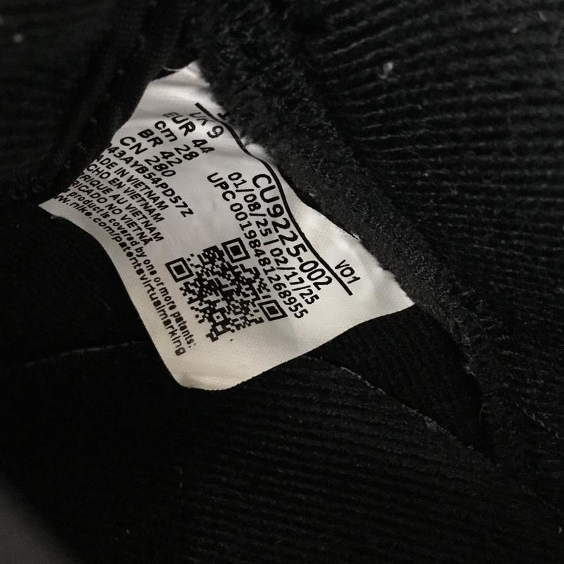 ナイキ NIKE スニーカー スニーカー CU9225-002 AIR FORCE 1 LOW SP SUPREME 28cm 箱有 28.0cm ロゴ、文字 黒 / ブラック / black メンズ USED 古着 中古 10157837