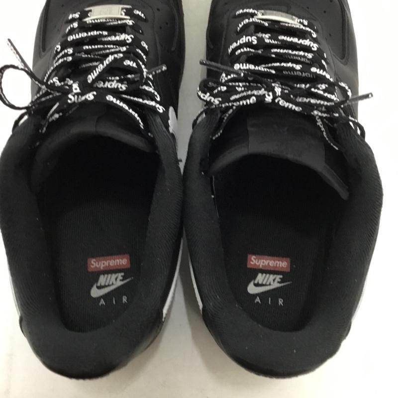 ナイキ NIKE スニーカー スニーカー CU9225-002 AIR FORCE 1 LOW SP SUPREME 28cm 箱有 28.0cm ロゴ、文字 黒 / ブラック / black メンズ USED 古着 中古 10157837