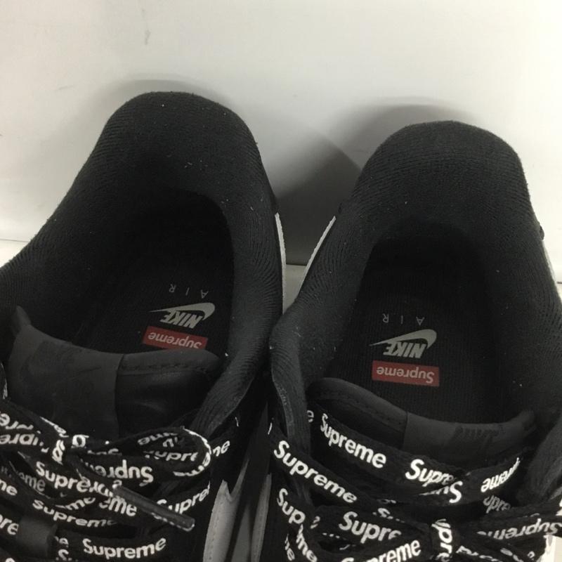 ナイキ NIKE スニーカー スニーカー CU9225-002 AIR FORCE 1 LOW SP SUPREME 28cm 箱有 28.0cm ロゴ、文字 黒 / ブラック / black メンズ USED 古着 中古 10157837