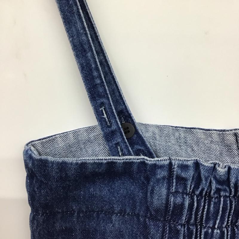 ジーナシス JEANASIS ワンピース ロングスカート デニムロングワンピース フロントジップ FREE 無地 インディゴ / インディゴ / Indigo レディース USED 古着 中古 10157838