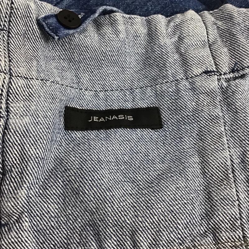 ジーナシス JEANASIS ワンピース ロングスカート デニムロングワンピース フロントジップ FREE 無地 インディゴ / インディゴ / Indigo レディース USED 古着 中古 10157838