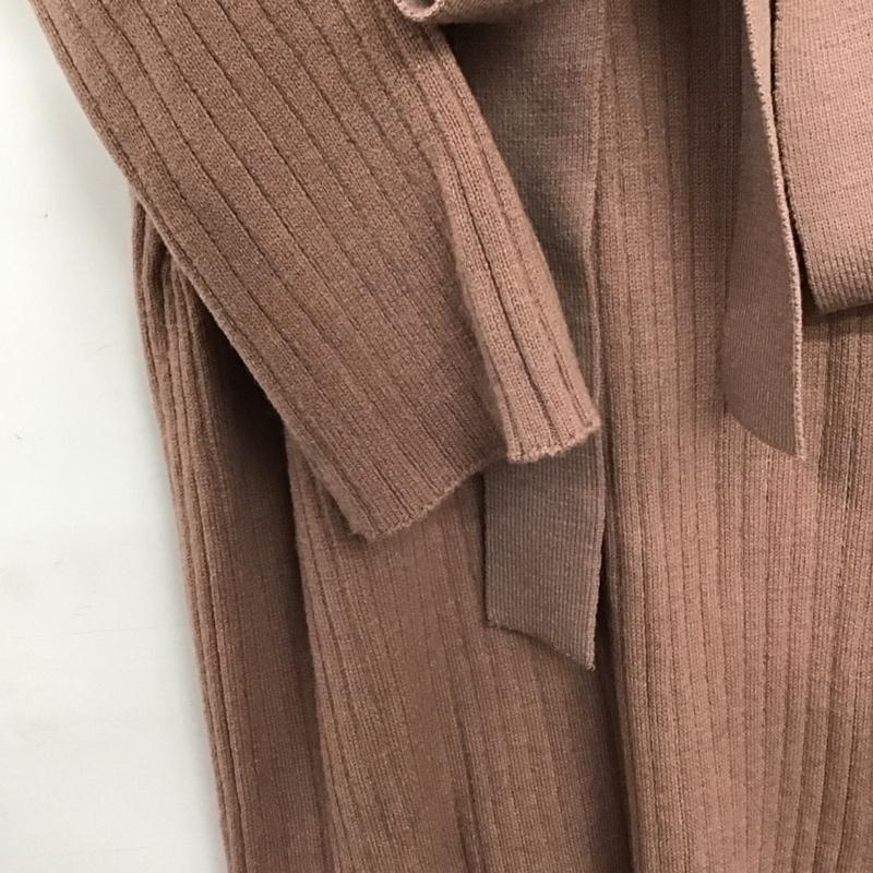 リリー ブラウン Lily Brown ワンピース ロングスカート 長袖ニットロングワンピース リブニット ONE SIZE 無地 マルチカラー / マルチカラー / multicolor レディース USED 古着 中古 10157842