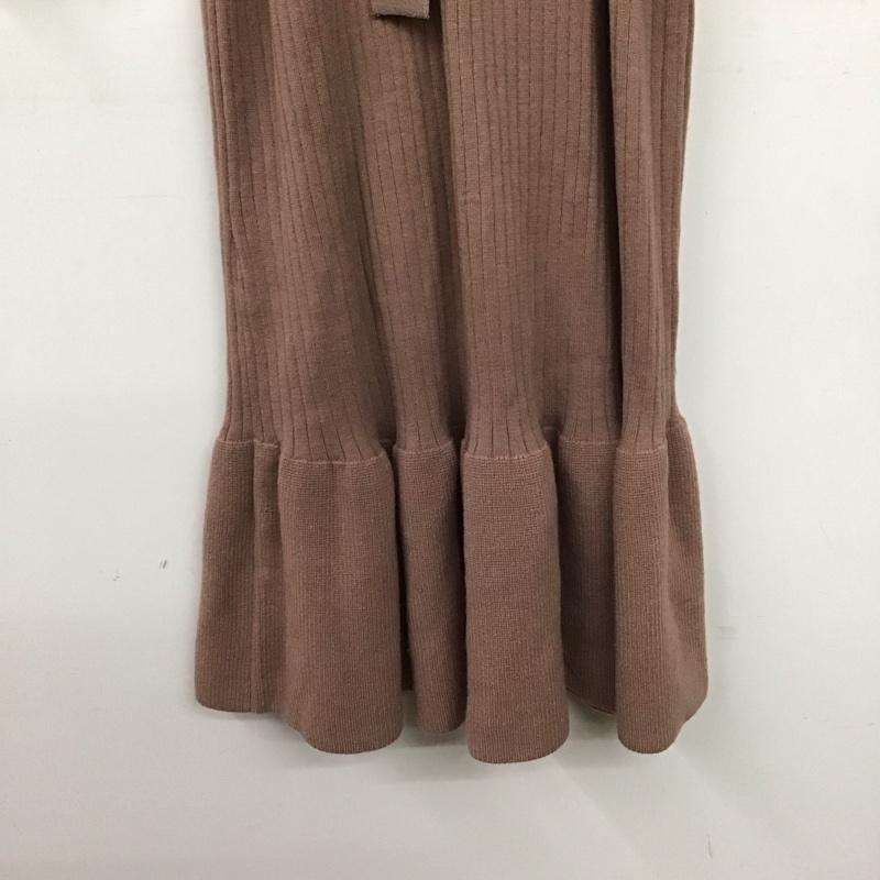リリー ブラウン Lily Brown ワンピース ロングスカート 長袖ニットロングワンピース リブニット ONE SIZE 無地 マルチカラー / マルチカラー / multicolor レディース USED 古着 中古 10157842