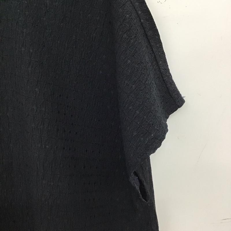 シンプリシテェ Simplicite ワンピース ロングスカート 半袖ロングワンピース フロントボタン FREE 総柄 紺 / ネイビー / navy レディース USED 古着 中古 10157843