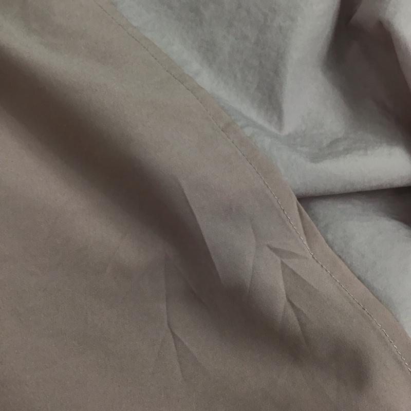 ミスティック mystic ワンピース ロングスカート 半袖ロングワンピース Vネック 2 無地 桃 / ピンク / pink レディース USED 古着 中古 10157844