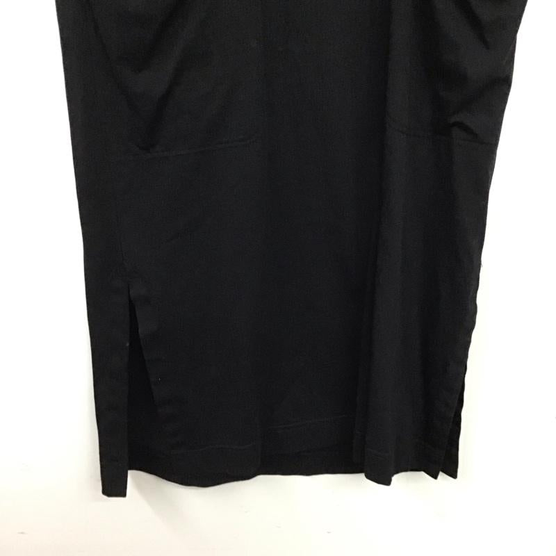 ディーゼル DIESEL ワンピース ロングスカート 半袖ロングワンピース フレアスカート XS ロゴ、文字 黒 / ブラック / black レディース USED 古着 中古 10157847