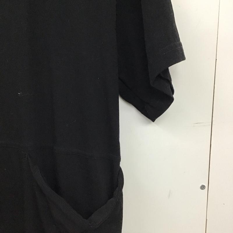 ディーゼル DIESEL ワンピース ロングスカート 半袖ロングワンピース フレアスカート XS ロゴ、文字 黒 / ブラック / black レディース USED 古着 中古 10157847