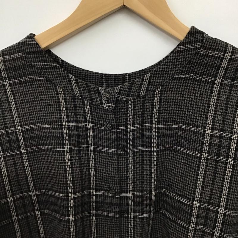 サマンサモスモス Samansa Mos2 ワンピース ロングスカート 長袖シャツ チェックシャツ ノーカラーシャツ M チェック マルチカラー / マルチカラー / multicolor レディース USED 古着 中古 10157848