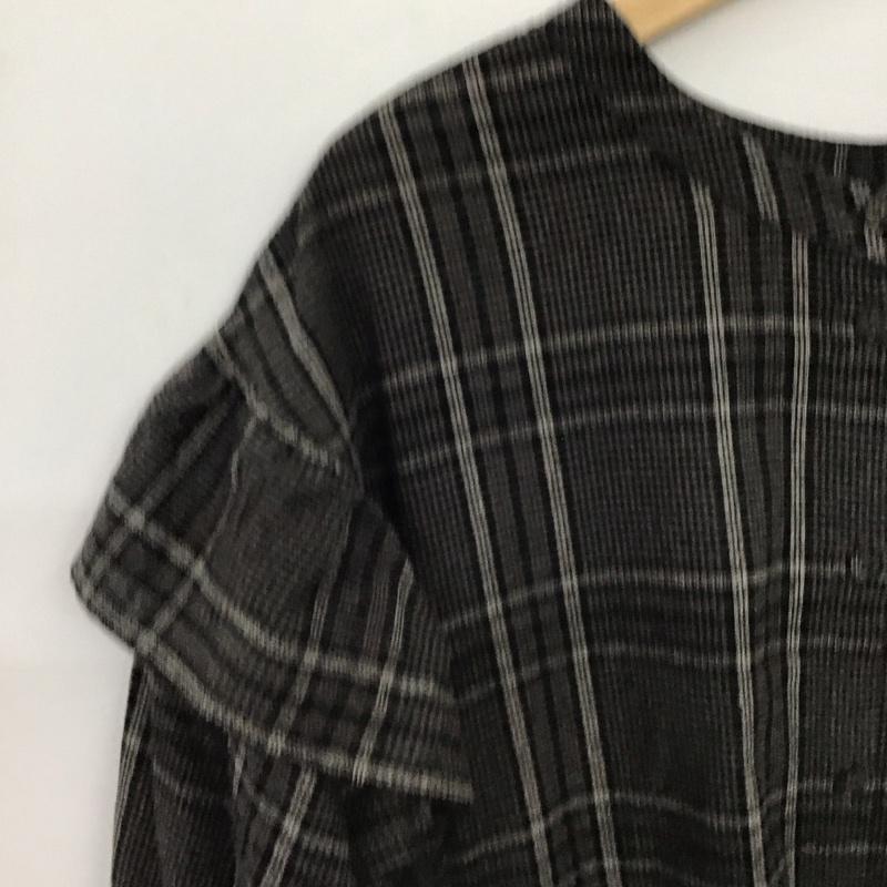 サマンサモスモス Samansa Mos2 ワンピース ロングスカート 長袖シャツ チェックシャツ ノーカラーシャツ M チェック マルチカラー / マルチカラー / multicolor レディース USED 古着 中古 10157848