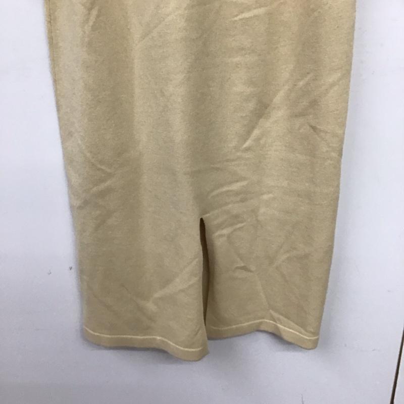 ローリーズファーム LOWRYS FARM ワンピース ロングスカート 長袖ニットロングワンピース FREE 無地 ベージュ / ベージュ / beige レディース USED 古着 中古 10157849