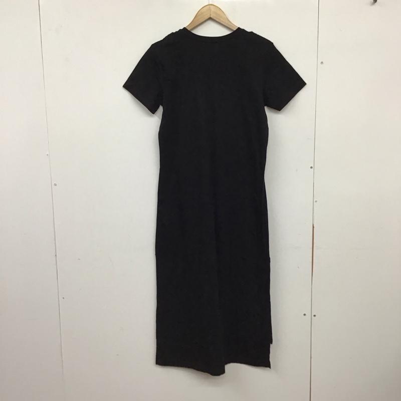 ディーゼル DIESEL ワンピース ロングスカート 半袖ワンピース タイトスカート XS ロゴ、文字 黒 / ブラック / black レディース USED 古着 中古 10157853