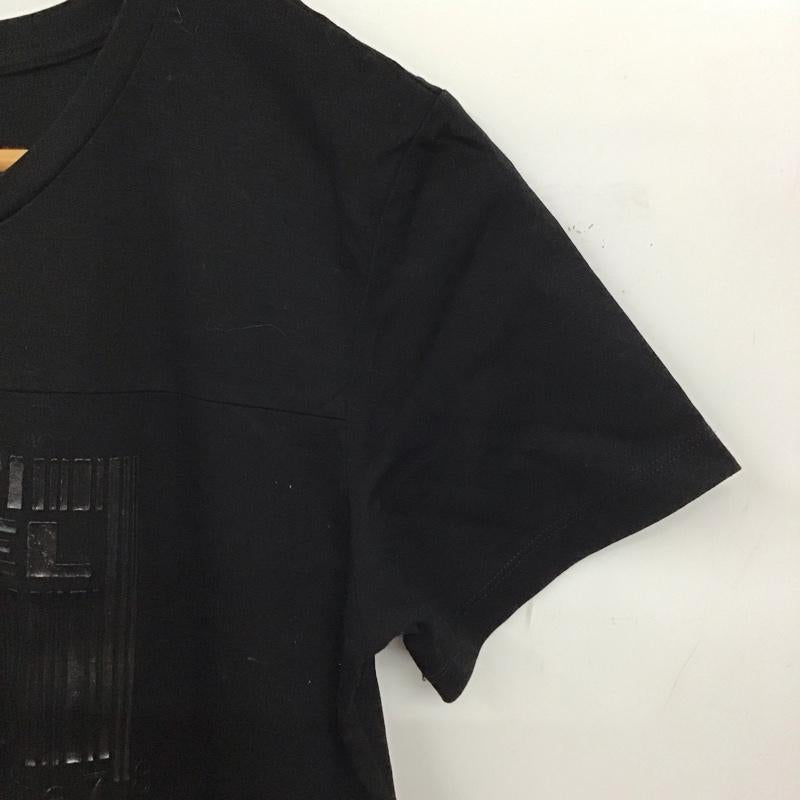 ディーゼル DIESEL ワンピース ロングスカート 半袖ワンピース タイトスカート XS ロゴ、文字 黒 / ブラック / black レディース USED 古着 中古 10157853
