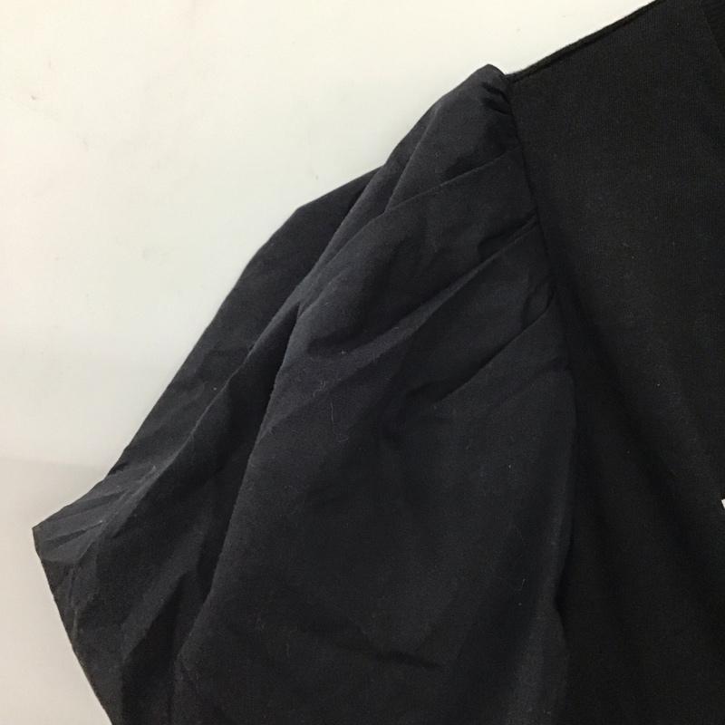 ジュエティ jouetie ワンピース ロングスカート 半袖ロングワンピース フレアスカート M ロゴ、文字 黒 / ブラック / black レディース USED 古着 中古 10157855