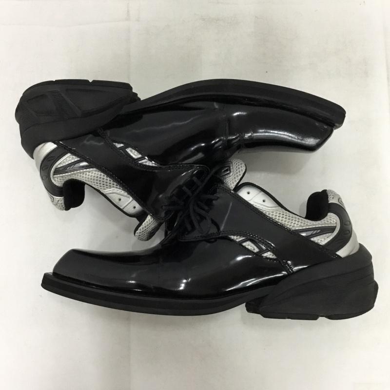 古着 USED スニーカー スニーカー STARTING BLOCKS HYBRID DERBY 40 箱有 remagine 無地 黒 / ブラック / black X 銀 / シルバー / silver color メンズ USED 古着 中古 10157856