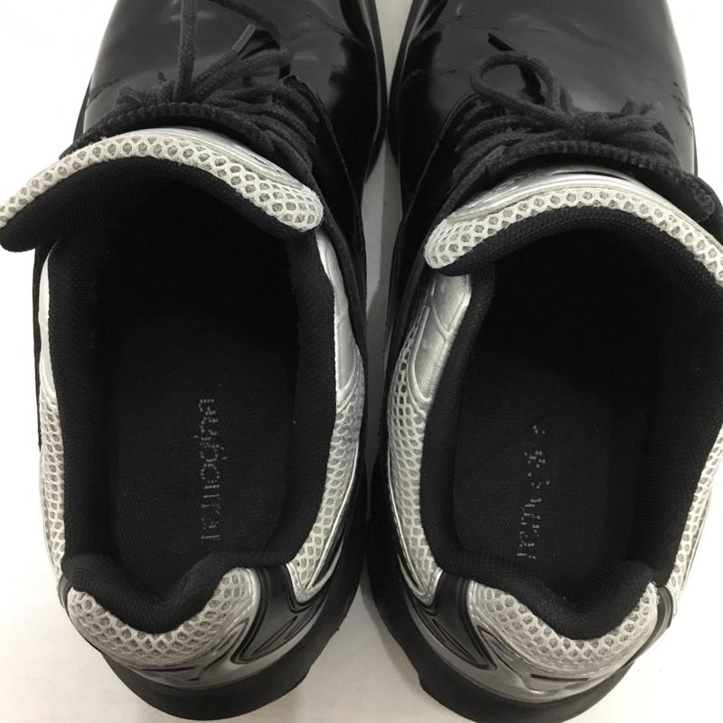 古着 USED スニーカー スニーカー STARTING BLOCKS HYBRID DERBY 40 箱有 remagine 無地 黒 / ブラック / black X 銀 / シルバー / silver color メンズ USED 古着 中古 10157856