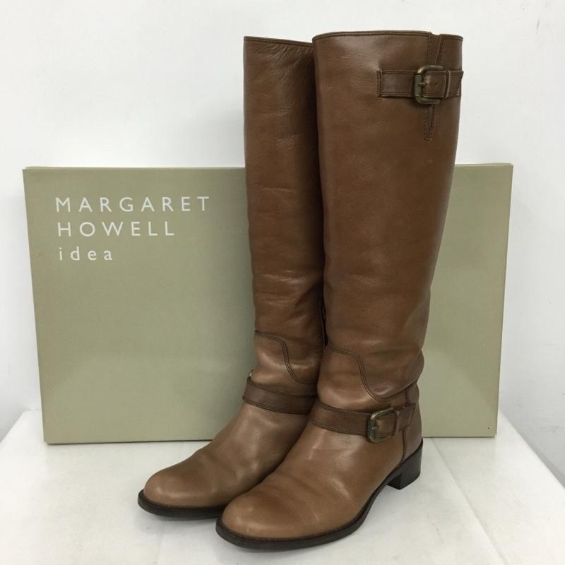 マーガレット・ハウエルアイデア MARGARET HOWELL idea ブーツ 一般 1429 ロングブーツ 箱有 22.5cm 箱有 22.5cm 無地 茶 / ブラウン / brown レディース USED 古着 中古 10157858