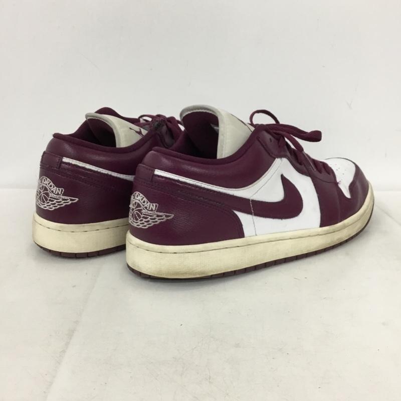 ナイキ NIKE スニーカー スニーカー DC0774-161 WMNS AIR JORDAN 1 LOW 29cm 29.0cm ロゴ、文字 白 / ホワイト / white X 紫 / パープル / purple メンズ USED 古着 中古 10157860