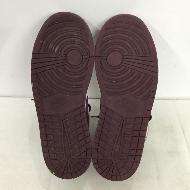 ナイキ NIKE スニーカー スニーカー DC0774-161 WMNS AIR JORDAN 1 LOW 29cm 29.0cm ロゴ、文字 白 / ホワイト / white X 紫 / パープル / purple メンズ USED 古着 中古 10157860
