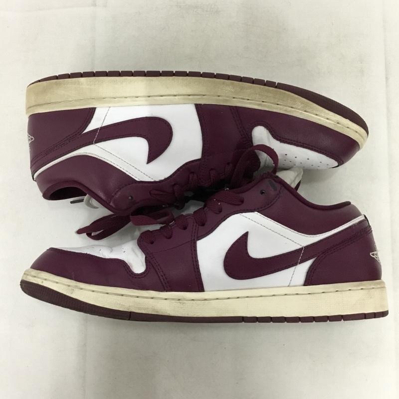 ナイキ NIKE スニーカー スニーカー DC0774-161 WMNS AIR JORDAN 1 LOW 29cm 29.0cm ロゴ、文字 白 / ホワイト / white X 紫 / パープル / purple メンズ USED 古着 中古 10157860
