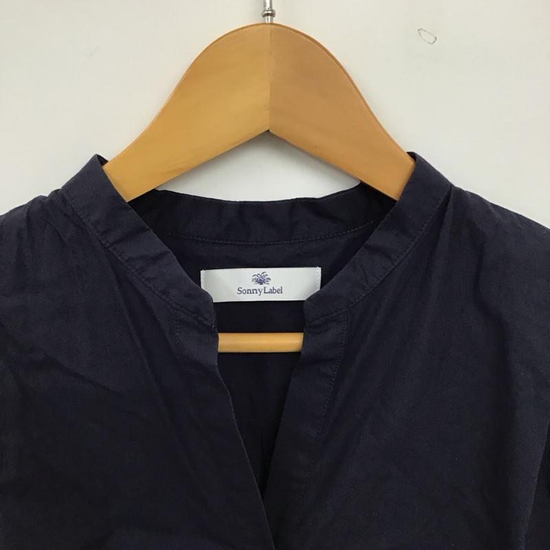 サニーレーベル Sonny Label ワンピース ロングスカート ロングワンピース ノースリーブワンピース フロントボタン FREE 無地 紺 / ネイビー / navy レディース USED 古着 中古 10157861