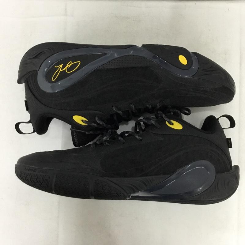 古着 USED スニーカー スニーカー ABPV009-11 Dlo 1 門徒 US11.5 箱有 Li-Ning US：11.5 ワンポイント 黒 / ブラック / black X 黄 / イエロー / yellow メンズ USED 古着 中古 10157863