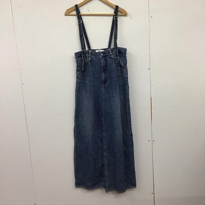 アズールバイマウジー AZUL BY MOUSSY パンツ デニム、ジーンズ デニムパンツ ワイドパンツ カジュアルパンツ M 無地 インディゴ / インディゴ / Indigo レディース USED 古着 中古 10157864