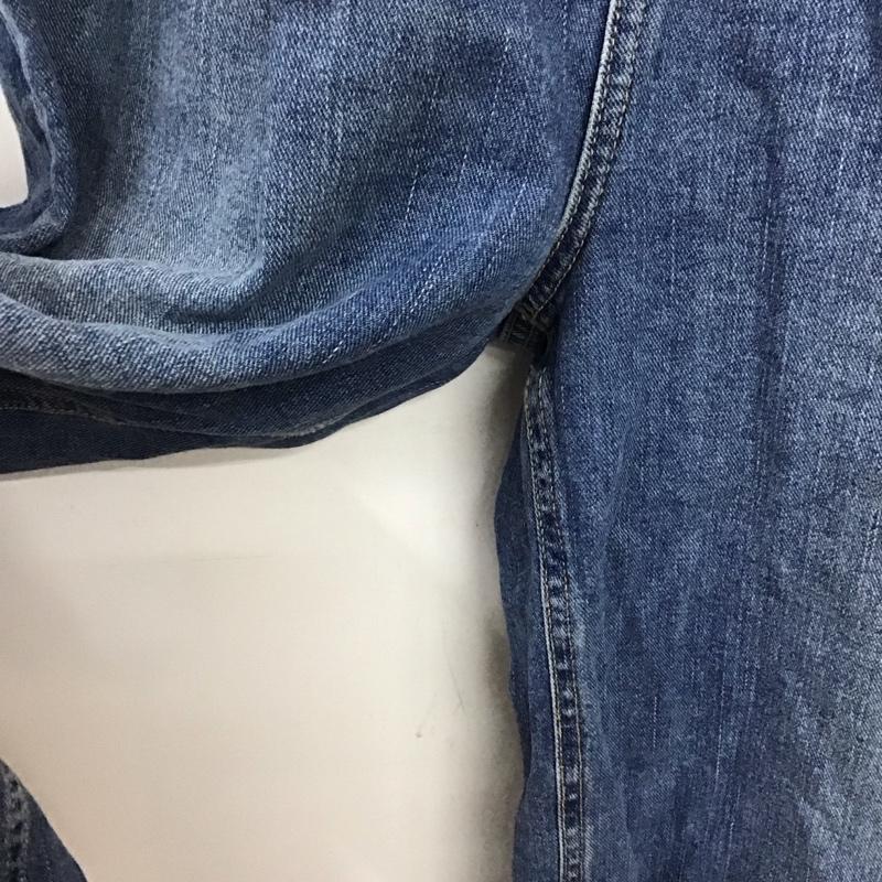 アズールバイマウジー AZUL BY MOUSSY パンツ デニム、ジーンズ デニムパンツ ワイドパンツ カジュアルパンツ M 無地 インディゴ / インディゴ / Indigo レディース USED 古着 中古 10157864