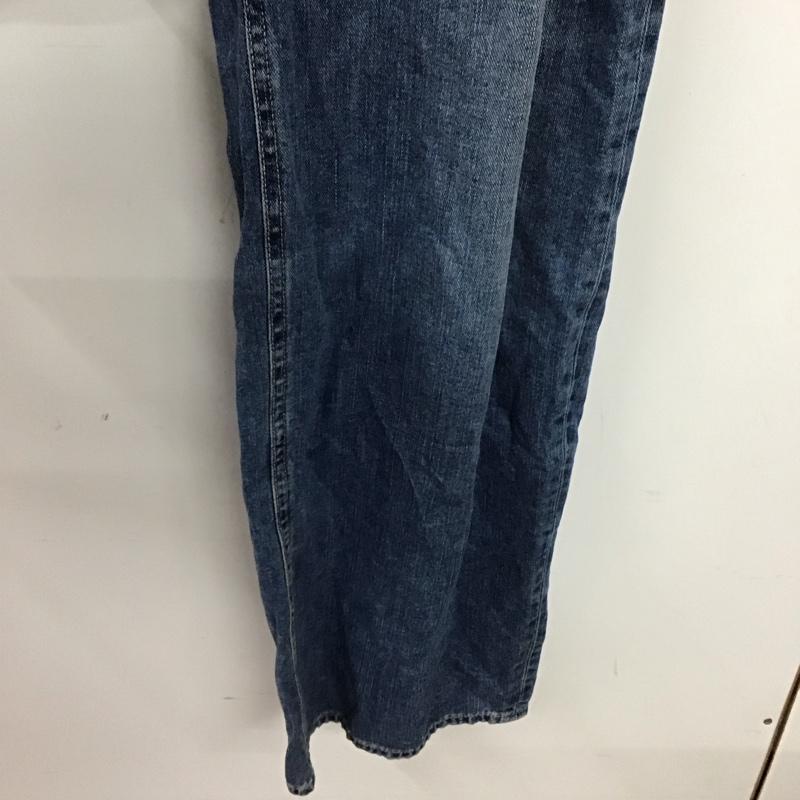 アズールバイマウジー AZUL BY MOUSSY パンツ デニム、ジーンズ デニムパンツ ワイドパンツ カジュアルパンツ M 無地 インディゴ / インディゴ / Indigo レディース USED 古着 中古 10157864
