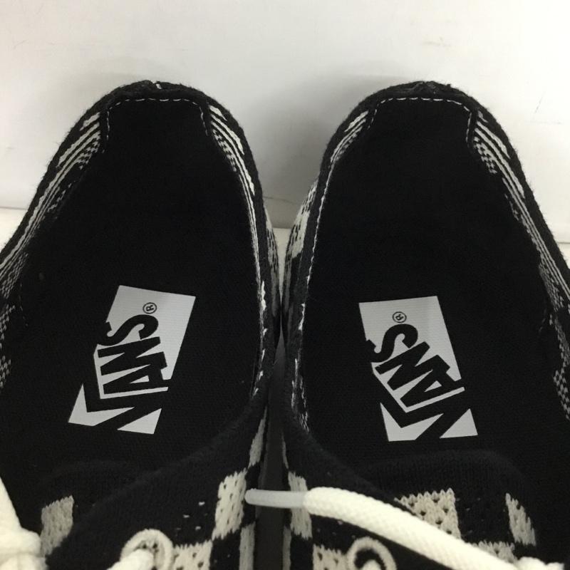 バンズ VANS スニーカー スニーカー 721356 ローカット 27cm 27.0cm チェック 白 / ホワイト / white X 黒 / ブラック / black メンズ USED 古着 中古 10157865