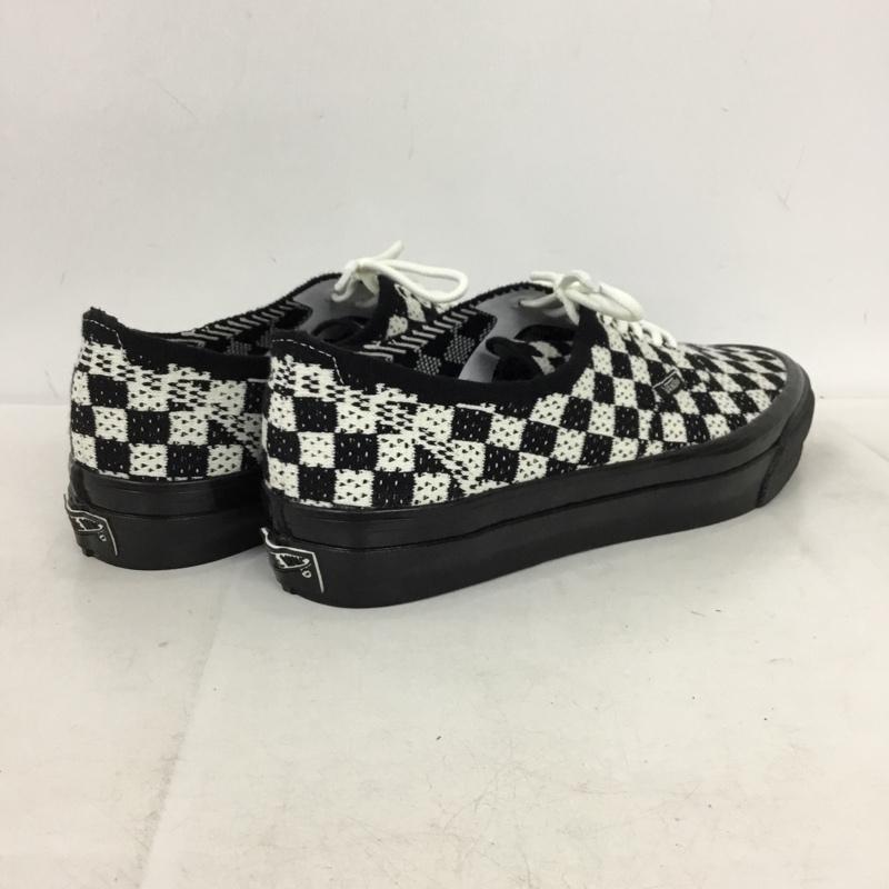 バンズ VANS スニーカー スニーカー 721356 ローカット 27cm 27.0cm チェック 白 / ホワイト / white X 黒 / ブラック / black メンズ USED 古着 中古 10157865
