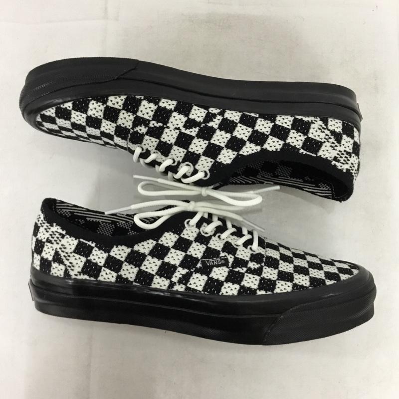 バンズ VANS スニーカー スニーカー 721356 ローカット 27cm 27.0cm チェック 白 / ホワイト / white X 黒 / ブラック / black メンズ USED 古着 中古 10157865