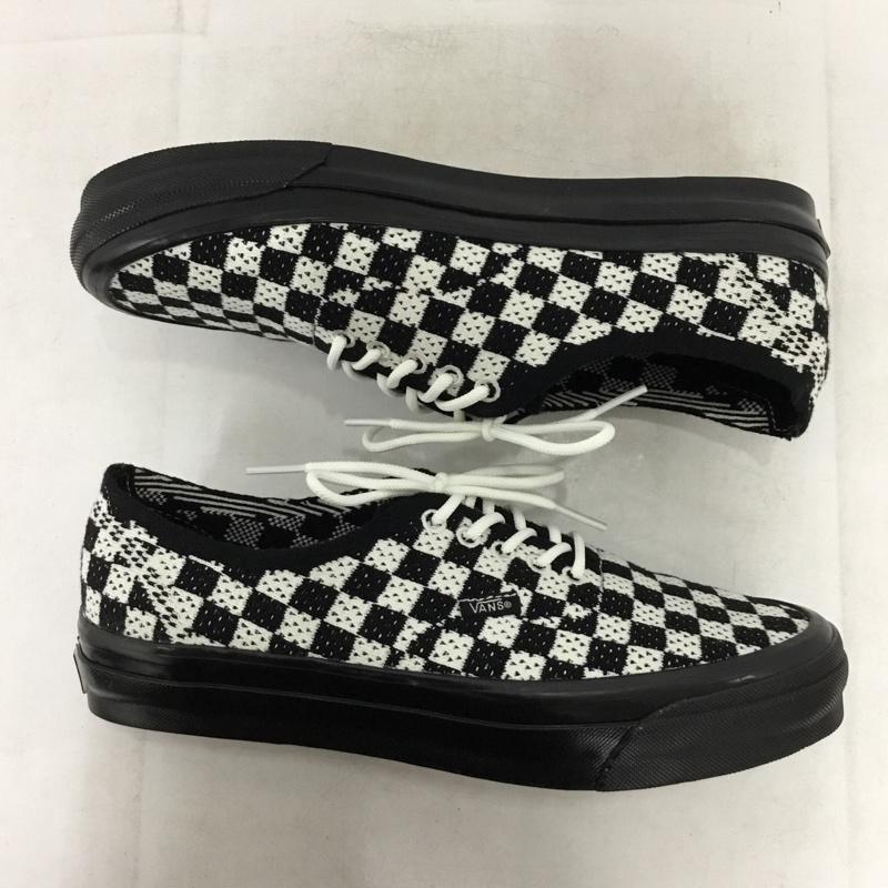 バンズ VANS スニーカー スニーカー 721356 ローカット 27cm 27.0cm チェック 白 / ホワイト / white X 黒 / ブラック / black メンズ USED 古着 中古 10157865