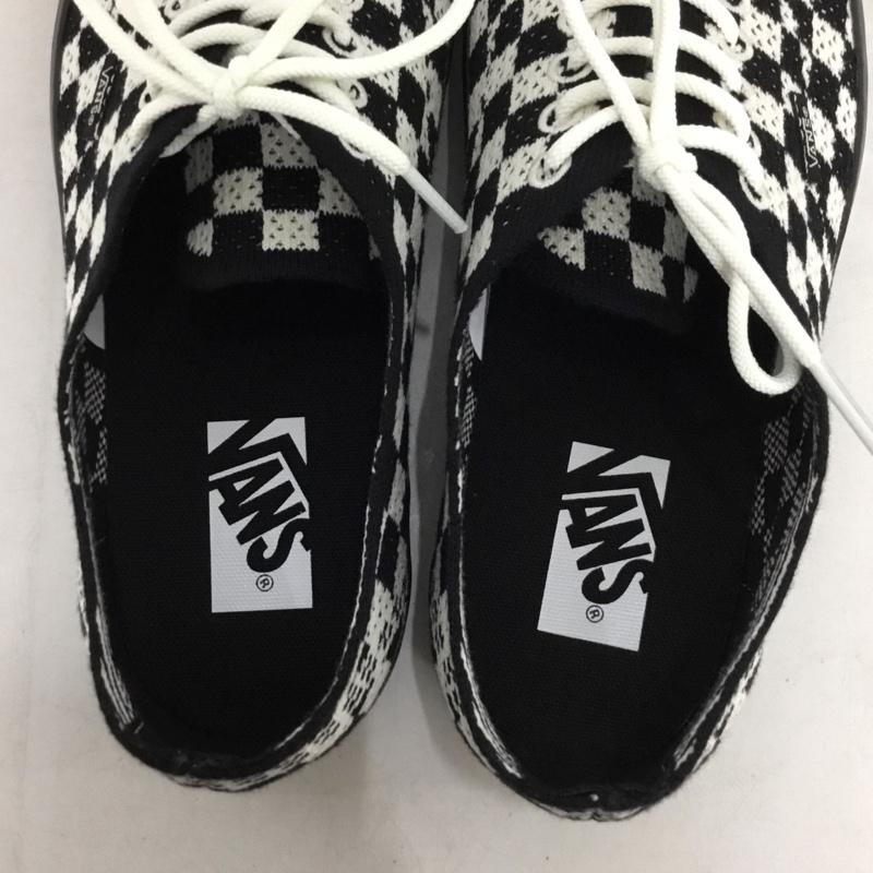 バンズ VANS スニーカー スニーカー 721356 ローカット 27cm 27.0cm チェック 白 / ホワイト / white X 黒 / ブラック / black メンズ USED 古着 中古 10157865