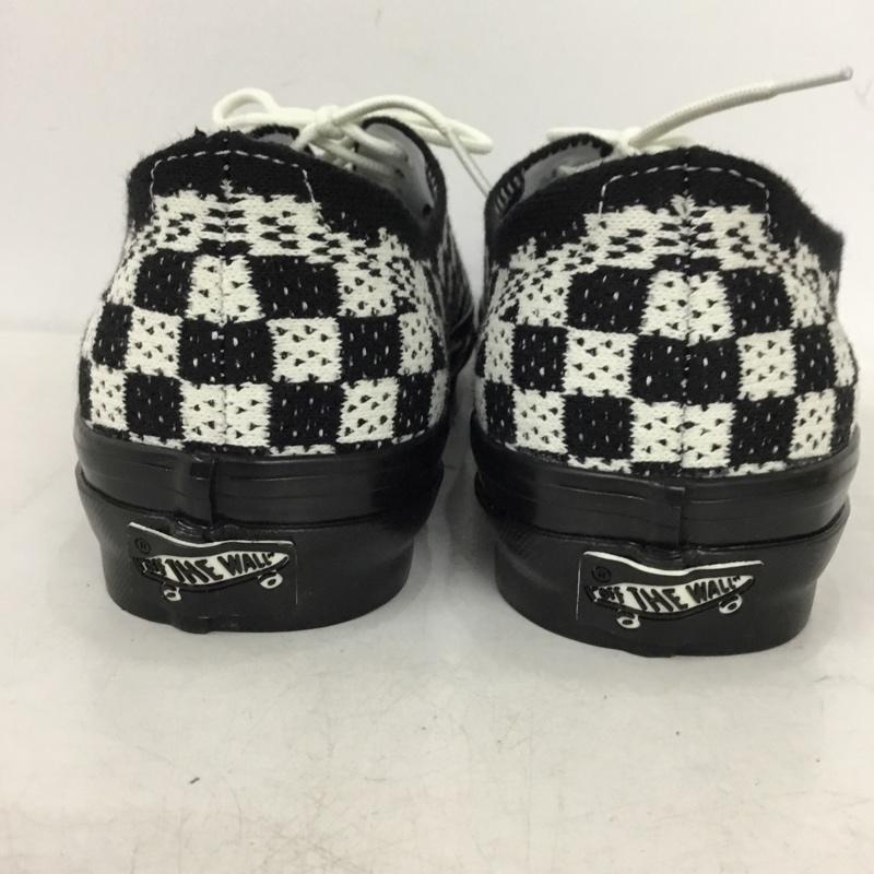 バンズ VANS スニーカー スニーカー 721356 ローカット 27cm 27.0cm チェック 白 / ホワイト / white X 黒 / ブラック / black メンズ USED 古着 中古 10157865